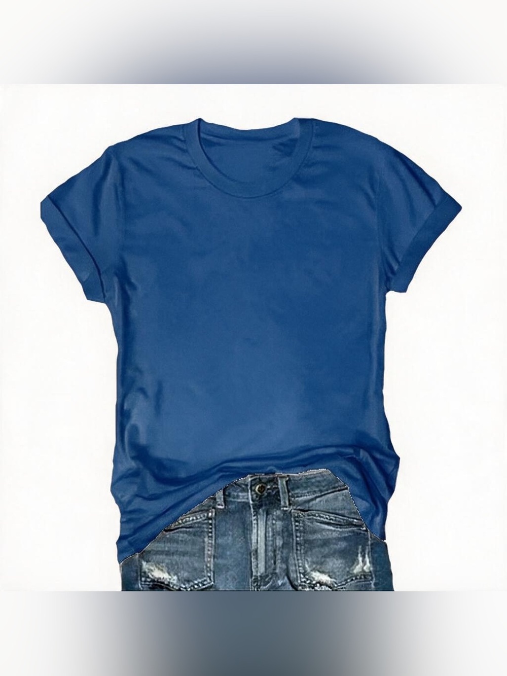 CC-Peach Women's Short Sleeve Solid Color Casual/Athleisure